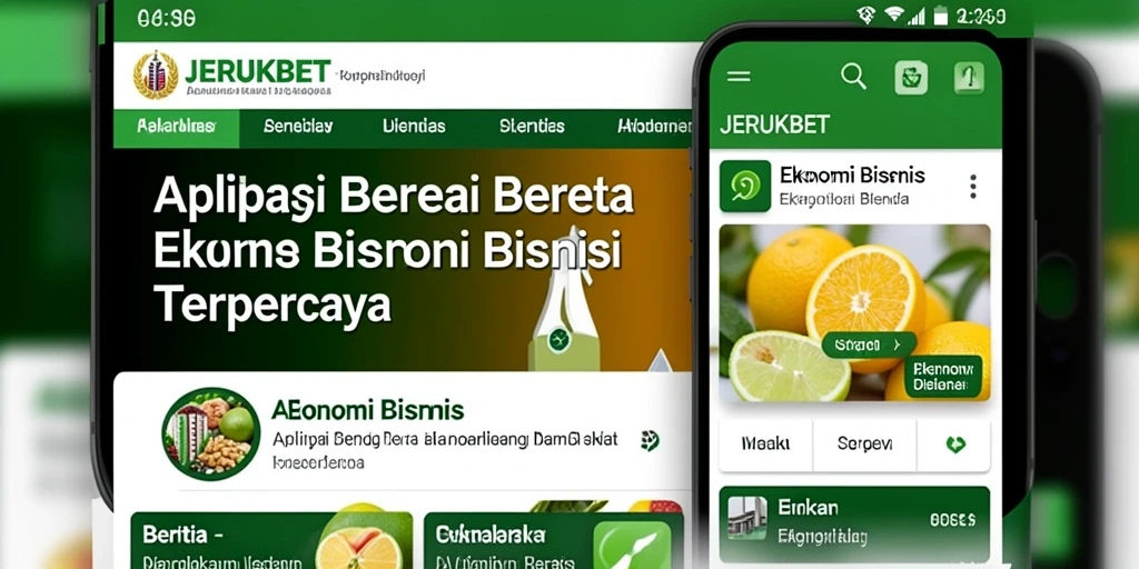 Antarmuka aplikasi JERUKBET yang menarik dan informatif.