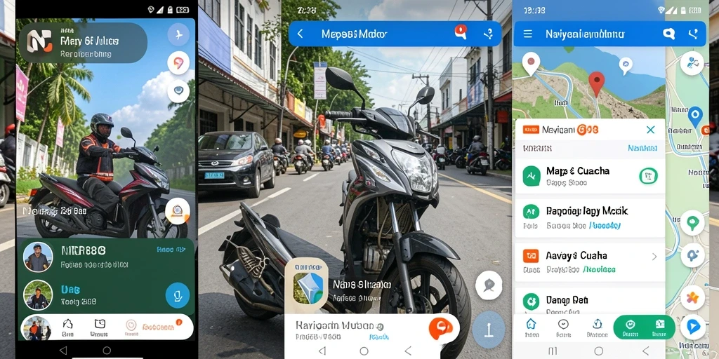 Antarmuka MR888 menampilkan peta dan informasi cuaca yang jelas.
