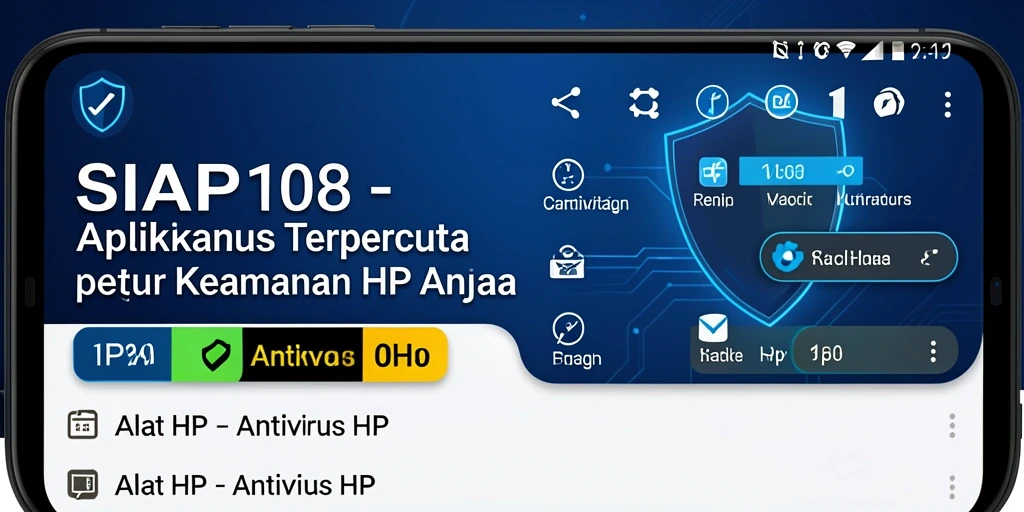 Tampilan antarmuka utama aplikasi SIAP108 yang intuitif dan mudah digunakan.