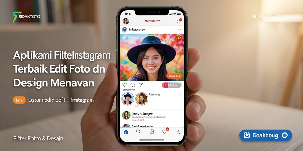 Tampilan antarmuka SIDAKTOTO yang sederhana dan menarik untuk editing foto.